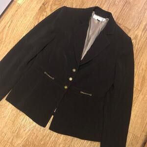 Tahari Arthur S. Levine Dark Brown Suit Jacket Blazer Size 10